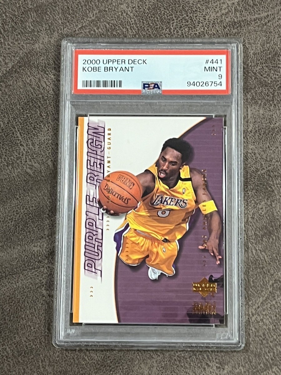 2000 Upper Deck Purple Reign Kobe Bryant #441 PSA 9 MINT!! HOF LA