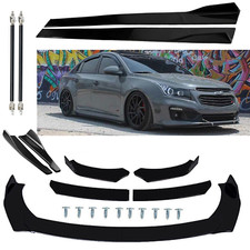 Front Rear Bumper Lip Spoiler Body Kit Splitter Side Skirts For Chevrolet Cruze Front Rear Bumper Lip Spoiler Body Kit Splitter Side Skirts For Chevrolet Cruze