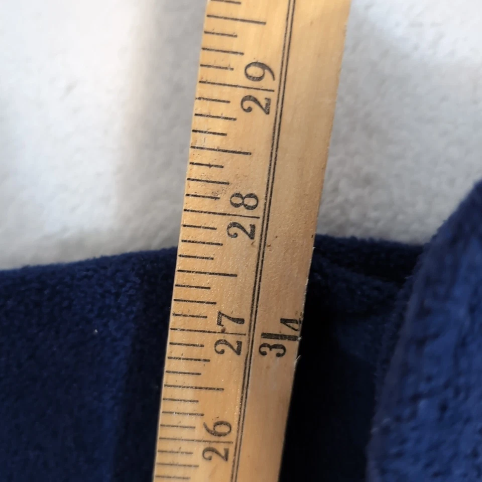 Chaqueta polar vintage Adidas 1/2 cremallera para hombre 2XL 90s etiqueta bandera azul marino logotipo central Foto 4 de 4