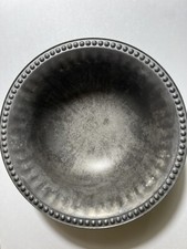 Rare! Wilton Armetale 6" Metal Flutes & Pearls Bowl MADE IN USA & FAST FREE SHIP