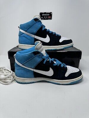 Nike SB Dunk High Send Help 2006 Blue Reef Black White Nike SB Dunk High Send Help 2006 Blue Reef Black White