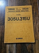 Vintage Yamaha Electone Organ GUIDE MANUAL For Models 305U  315U FREE SHIPPING