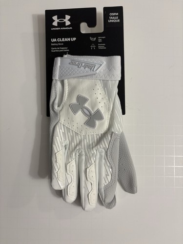 Under Armour UA Clean Up Baseball Softball Batting Gloves Kids OSFM Brand New