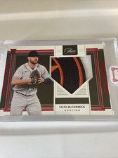 2022 Panini Theee And Two Baseball Chas McCormick Red Rookie Patch /6 