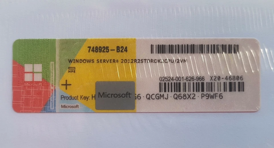 Microsoft Windows Server 2012 R2 Standard 64 Bit DVD HP ROK MUI Deutsch NEU - Bild 2 von 3