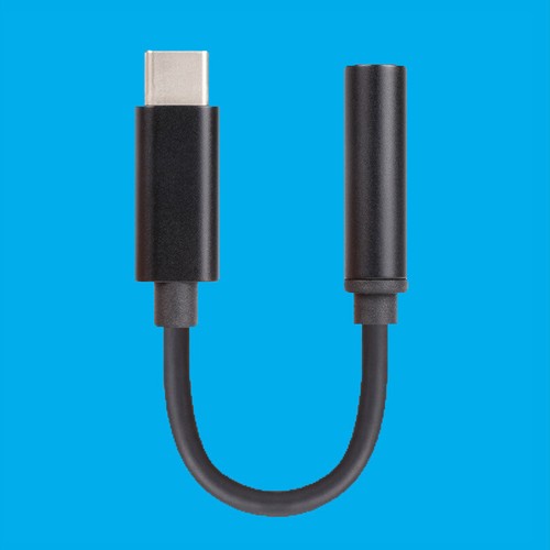 Noir USB C Mâle Vers 3.5mm Femelle Casque Adaptateur Jack, 120mm Longueur - Photo 4 sur 5