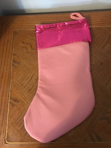 NEW NOVELTY PINK TRIM CHARACTER NICKELODEON SHIMMER & SHINE CHRISTMAS STOCKING - Picture 7 of 7