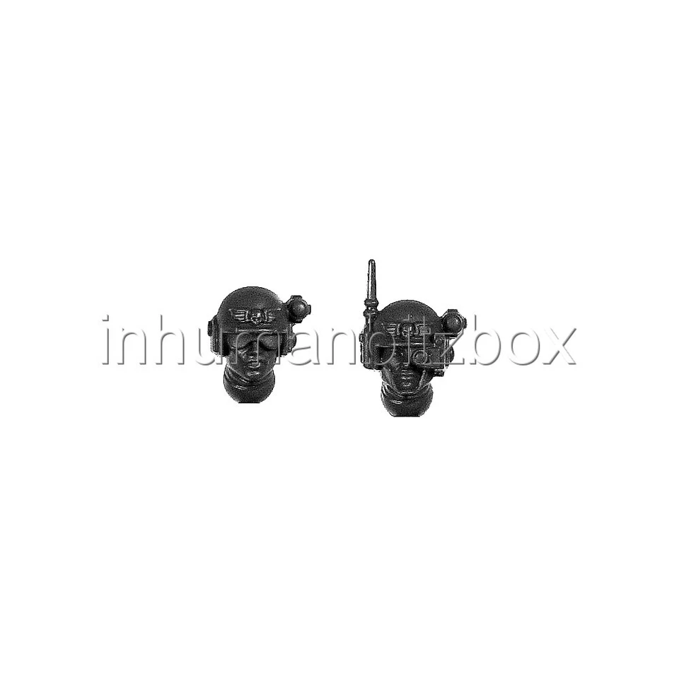 AMKK19 TETE x2 ASTRA MILITARUM KASRKIN WARHAMMER 40000 W40K BITZ 14-17 - Photo 1/1