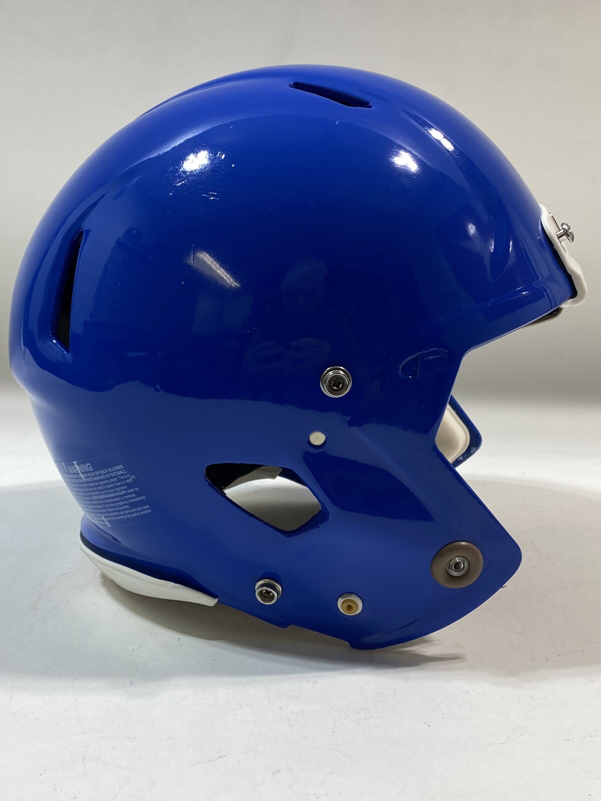 RIDDELL SPEED ROYAL BLUE GLOSS FOOTBALL HELMET SIZE ADULT/VARSITY LARGE