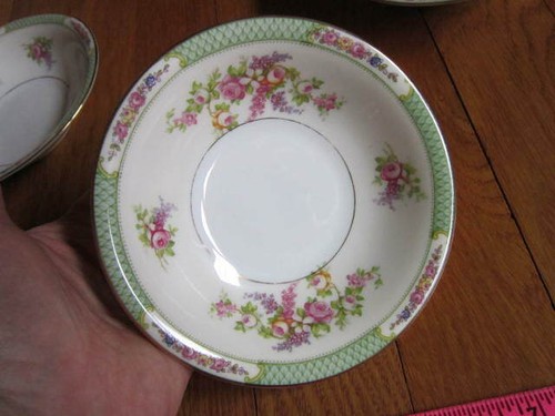 Vintage HW Czech Fine China HWC18 Fruit Dessert Small Bowls Dish Lot of 6 RARE - Picture 6 of 12