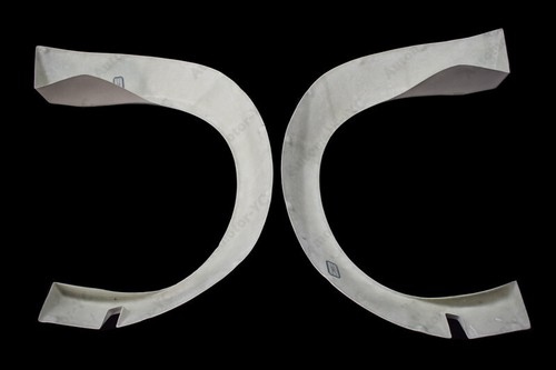 FRP LB-Works-Style Front&Rear Over Fender Flares Kit For 08-17 Dodge Challenger - Picture 3 of 12