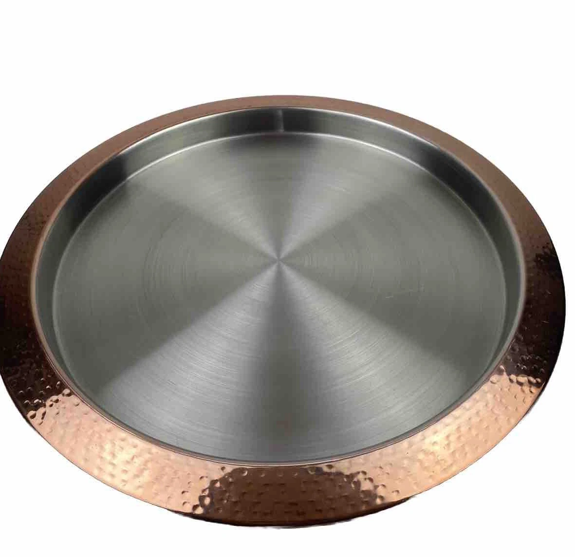 Copper Platter In Antique Us Silver-Plated Platters & Trays for