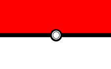 Pokemon pokmon poke ball minimalism digital art simple Pad Gaming Mat Desk