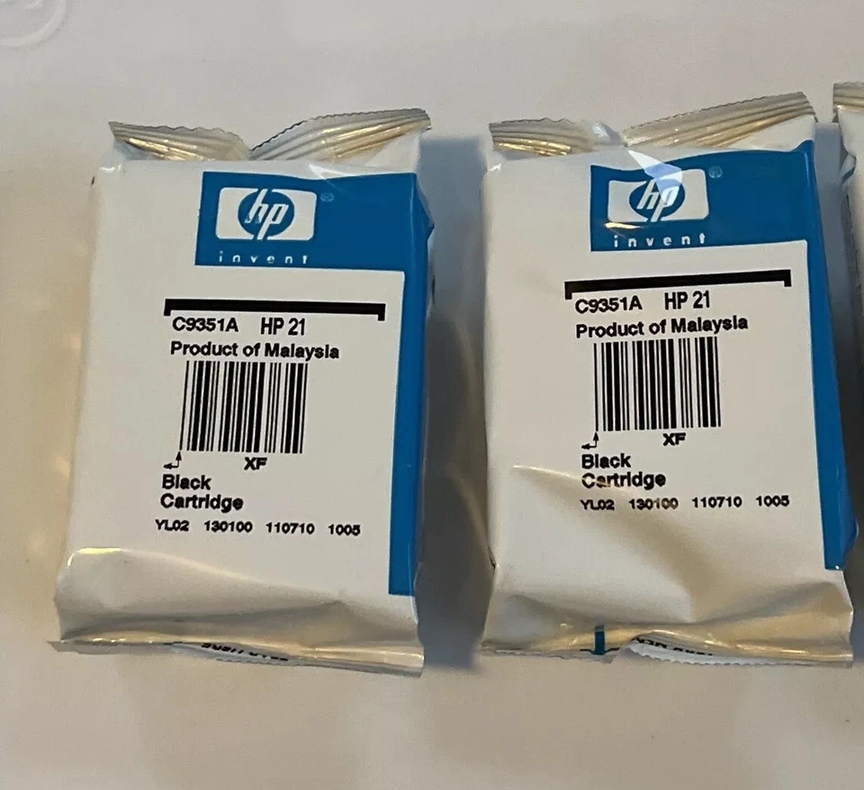 HP 21 & 22 Ink Cartridge Combo Value Pack (2) 21 Black & (1) 22 Tri Color 2/2013 - Image 4 of 4