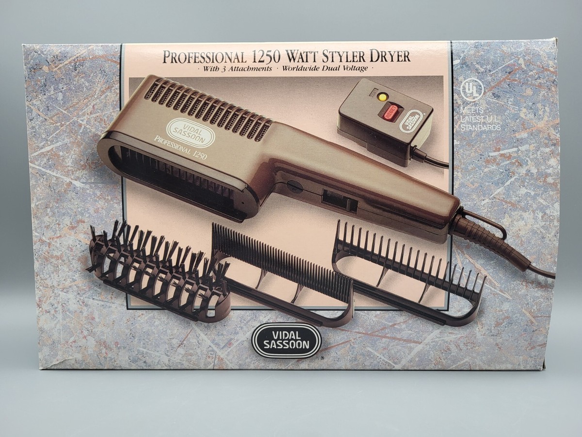 Vidal Sassoon Professional 1250 Watt Hair Styler Dryer VS-540 Dual