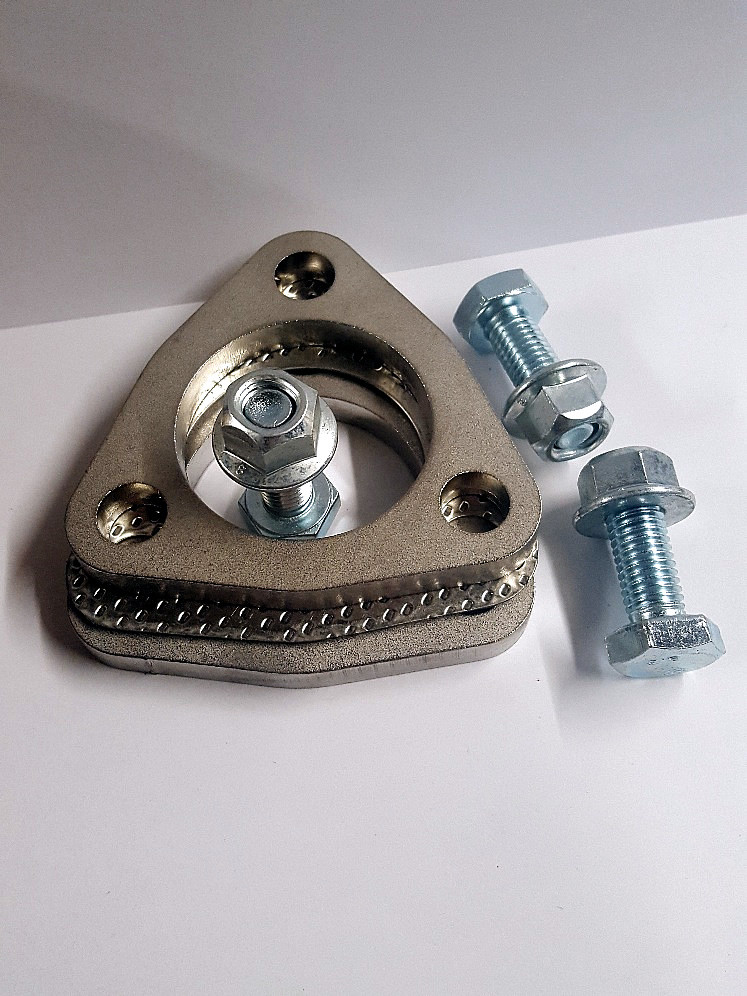 Stainless Steel Exhaust Flange Connection Kit 2 Bolt 3 Inch/76mm - View #6