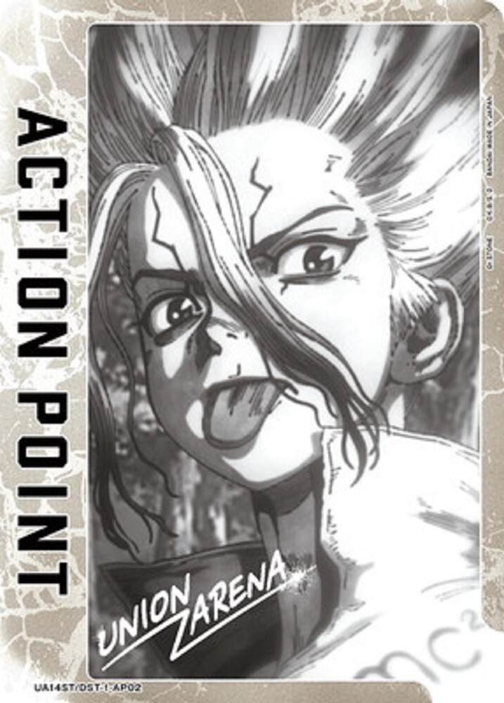Union Arena Card Dr. Stone AP Action Point Rare Japanese Union Arena Card Dr. Stone AP Action Point Rare Japanese