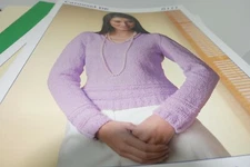 Stylecraft  Knitting Pattern 8111 Carousel DK V Neck Sweater 32-42"