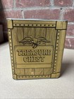 Vintage Tin Cardboard Treasure Chest Bank 1950’s -60’s — photo 4