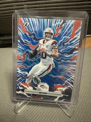 2025 Topps Resurgence - Bo Nix 14/99 Blue Surge #28 Broncos Color Match