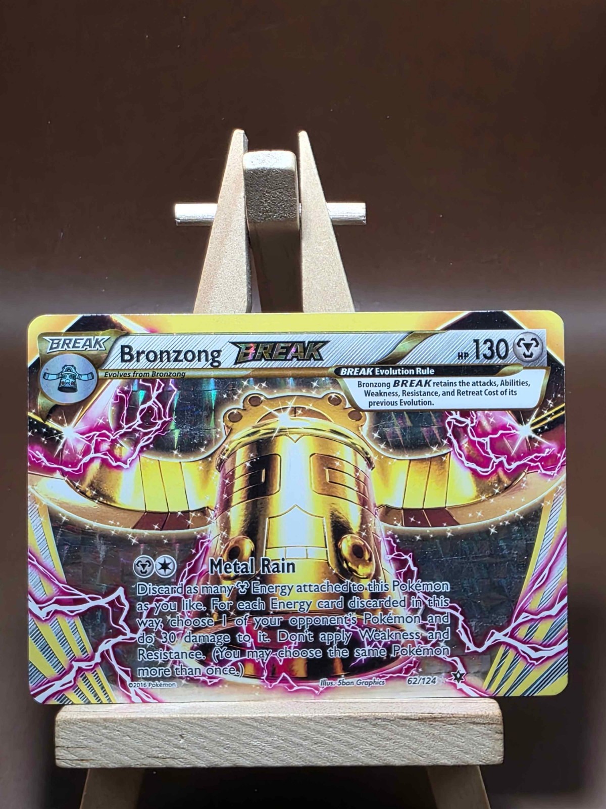 HP Bronzong BREAK - 62/124 - BREAK Pokemon XY Fates Collide