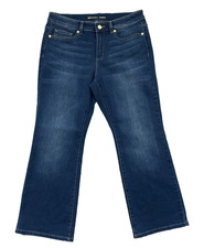 Michael Kors Women's Dark Blue Denim Cropped Jeans Sz 8