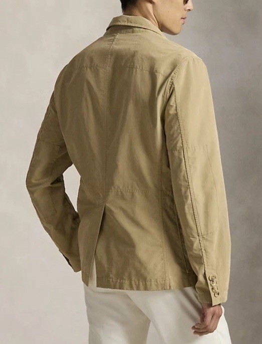 Polo Ralph Lauren The Pearson Versatile Shell twill Jacket Khaki Size S RRP £550 image 4