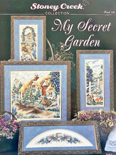 MY SECRET GARDEN CROSS STITCH LEAFLET - STONEY CREEK COLLECTION BOOK 129
