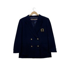 Vintage Christian Dior Double Breasted wool Blazer Gold Tone Buttons