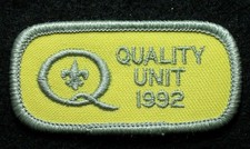 1992 Quality Unit patch