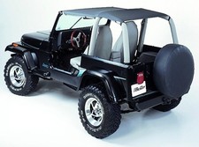 Bestop 52530-15 Black Safari Style Bikini Top For 1997-2002 Jeep Wrangler Tj