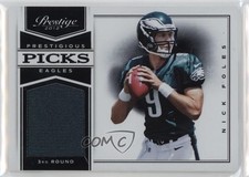 2012 Playoff Prestige Prestigious Picks Black Materials /149 Nick Foles #26 0i1b