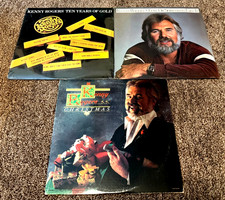 KENNY ROGERS LOT OF 3 LPs 1970s 1980s Pop Country FREE SHIPPING