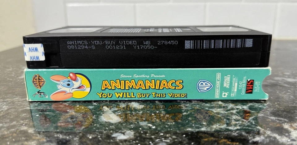 VINTAGE Animaniacs: You Will Buy This Video! (VHS, 1994) TESTED NICE!! - Image 2 of 4