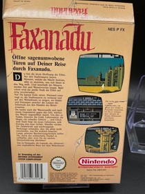 Faxanadu -Nintendo NES- OVP/Boxed - PAL B / NOE / German  - TOP Zustand
