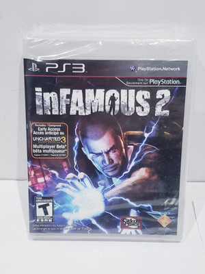 inFamous 2 PS3 (Sony PlayStation 3, 2011) Brand New