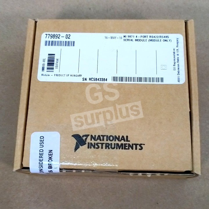 NI EMERSON 779892-02 / NI-9871 (New)