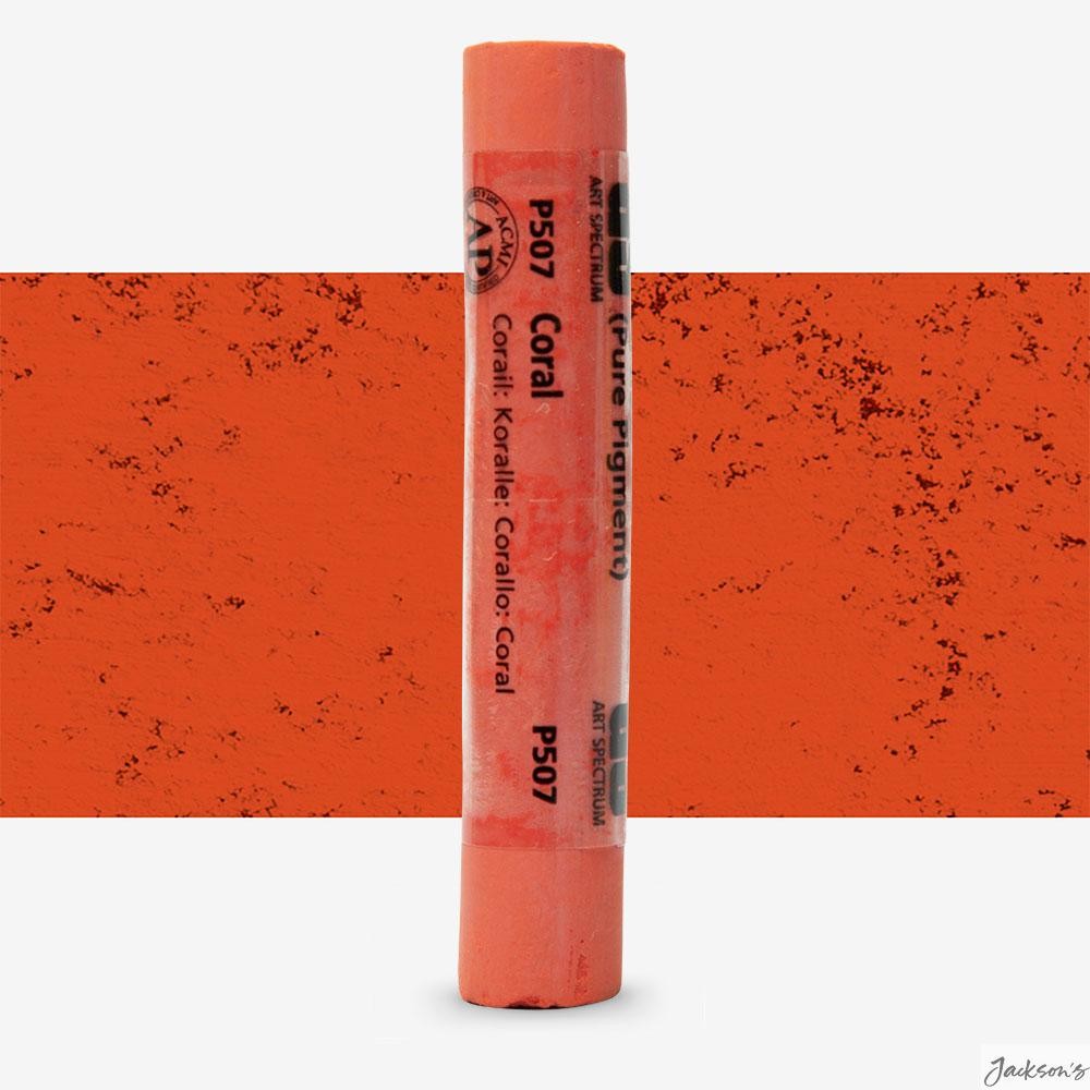 Art Spectrum Soft Pastel Stick Pure Pigment 70x12mm Coral 507P Art Drawing