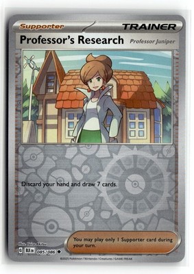 085/086-Professor's Research [Professor Juniper]-U Rev Holo NM-SV: Blk Blt (BLK)