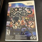 Rock Band 3 Wii Video Game 2010 Complete with Manual