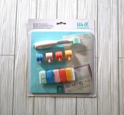 We R Makers - Sew Easy - Stitch & Pierce kit # 60000361 Cards, tags, journals - Image 1 of 3