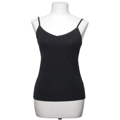 C Organic Cotton, Tank­top, Größe: S, Schwarz, Einfarbig, Damen #UjY