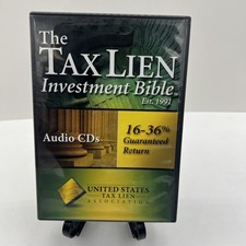 The Tax Lien Investment Bible - Investment Strategy Course - 8 Audio CD Set