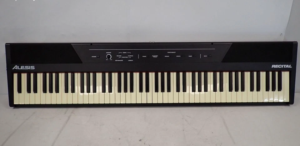 Alesis Recital 88 teclas Hammer-action digital escenario piano/teclado funcionando "bonito" Foto 2 de 4