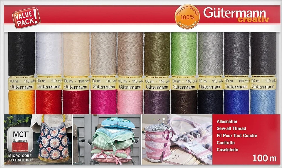 Gütermann Creative Sew-All Thread Value Pack – 20 Spools (100m Each) 734015-1 - Image 2 of 4