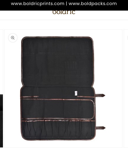 Boldric Canvas & Leather 17 Pocket Canvas Messertasche - Bild 22 von 23