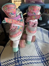 Girls Roller Skates Only used Twice Mostly I Side.