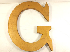 Masonic Wooden Letter G Dalley Lodge 265 F AM Rare Antique