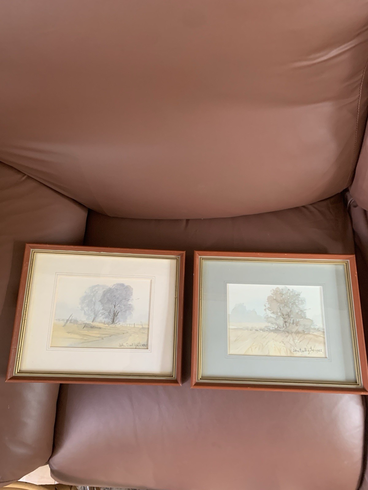 2 X Water Colour Wall Hanging Paintings