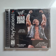 WWF War Zone Warzone (Sony PlayStation 1, 1998) PS1 Complete CIB WWE W/manual